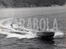 Foto vintage Russia, Tuapse, Sci d'acqua, stampa 24x18cm