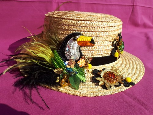 Cappello paglia tucano - cappello,
