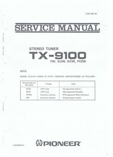 Pioneer Service Manual per