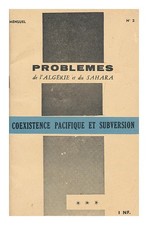 CENTRO D'INFORMAZIONE PER I PROBLEMI DELL'ALGERIA E DEL SAHARA Coesistenza Pa