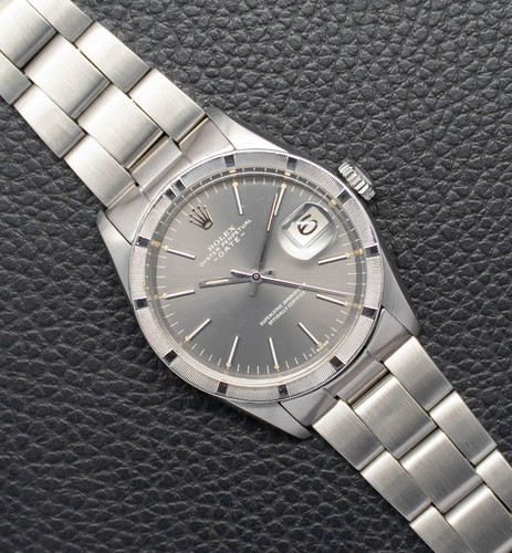 Rolex date 1501 - gray, dial