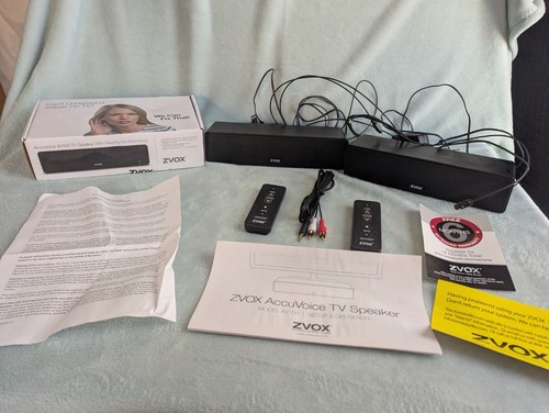 Zvox accuvoice av100 soundbar - zvox,