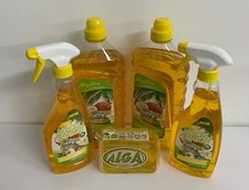 ALGA SAPONE ECOLOGICO 2 SAPONE IN GEL  DA 1250 ML 2 SGRASSATORI E 1 SAPONE MOLLE