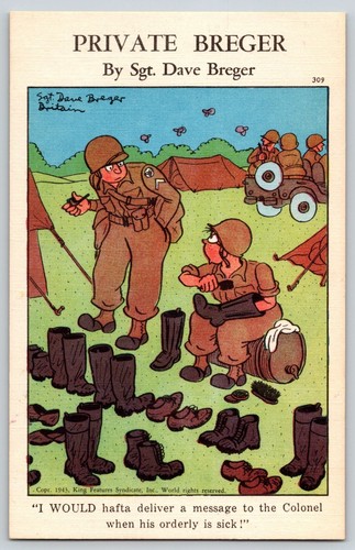 Cartolina ww2 umorismo fumetto - cartolina,