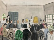 Pittura Carta Guazzo Pranzo