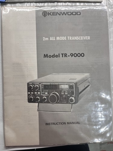 Kenwood 9000 instruction - kenwood,