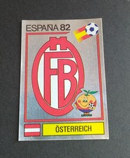 Calcio Panini ESPANA 82 Mondiali Spagna 1982 - Scudetto AUSTRIA OSTERREICH n.128