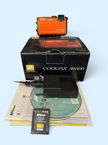 Nikon coolpix aw100 arancione - nikon,