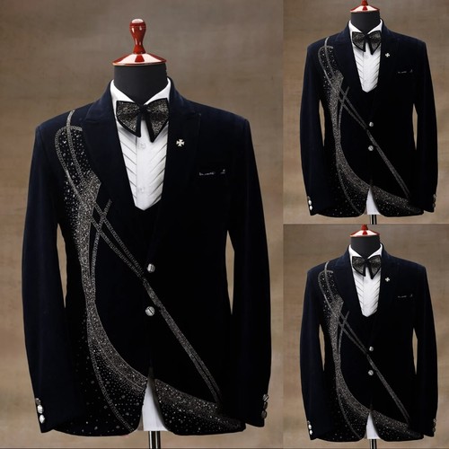 Cappotto uomo nero velluto