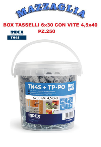 Index box 250 - box, tasselli