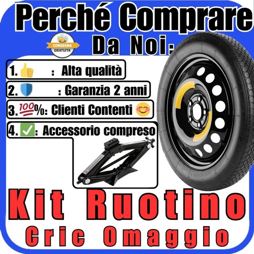 Ruotino scorta ruota 5 - di,