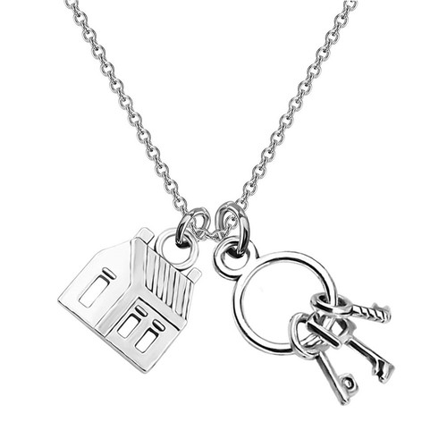 Portachiavi casetta collana - portachiavi,