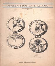 Rivista Storica Italiana, anno
