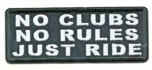 Clubs rules just ride - no,