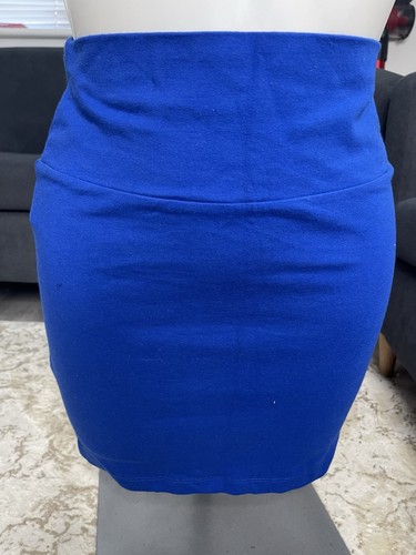 Gonna blu navy taglia grande