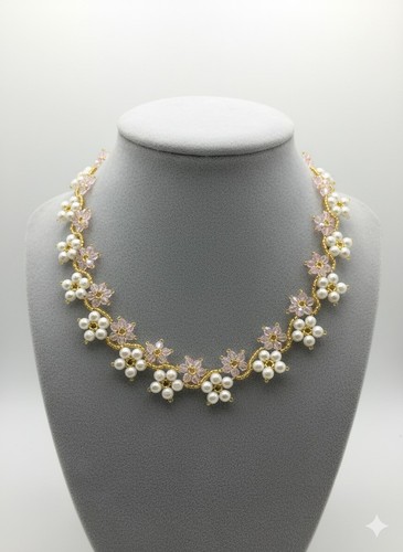 Collana choker artigianale - collana,