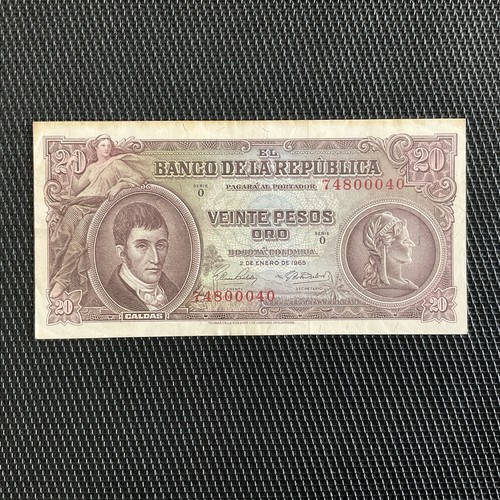 Colombie pesos oro - pesos,