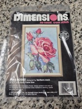 Dimensions 6644 Rose Rosa Kit