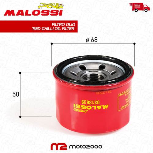 Filtro olio malossi red chilli - olio,