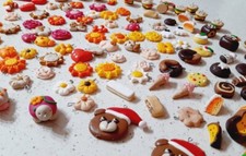 Lotto di 120 Ciondoli/charms in fimo Fatti a mano gioielli bomboniere hobby