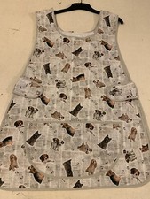 Idea regalo, Grembiule da cucina  a casacca ,disegno digitale con cani