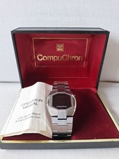 Vintage Compu Chron Led watch