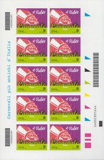 2023 Italia Repubblica  6 minifogli carnevale d'Italia nuovo