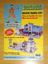 MICROMACHINES DELUXE TRAVEL CITY SUPER GARAGE Pubblicità Advertising Werbung1989