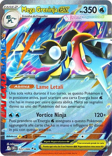 Mega greninja 022 086 cri - greninja,