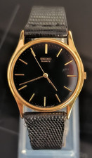 Seiko quartz gold black