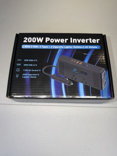 Inverter potenza auto 200w - potenza,