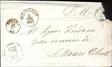 REGNO di NAPOLI 1861-R.COMANDO MILITARE di VALLO della LUCANIA-POLLICA Salerno