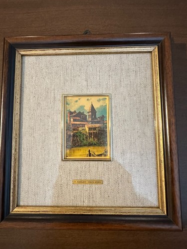 Quadro foglia oro - su,