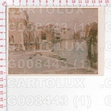 G8443 ILLUSTRATORE VENEZIA CITTA AUTOGRAFO PITTORE MARCO NOVATI 1963