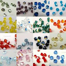 144 pezzi x SWAROVSKI XILION CRYSTAL 5328 4mm perline bicono AB colore variabile