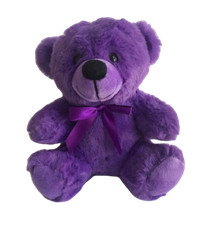 Peluche viola potente nuovo 6 pollici comodo orsacchiotto animale regalo giocattolo