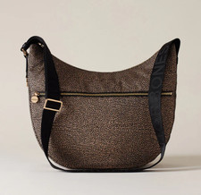 Borbonese luna bag medium hobo - borbonese,