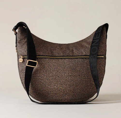 Borbonese luna bag medium - borbonese,