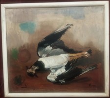 QUADRO OLIO S/TELA - FERNANDO TROSO (LECCE 1910- ROMA 1990) - 1952  NATURA MORTA
