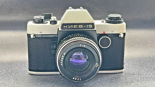 Fotocamera sovietica kiev - fotocamera, kiev-19