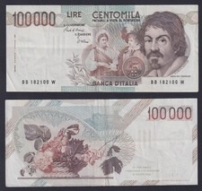 Banconota Italia 100000 lire