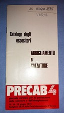 FIERA DI VERONA GIUGNO 1975 ABBIGLIAMENTO CALZATURE CATALOGO ESPOSITORI PRECAB 4