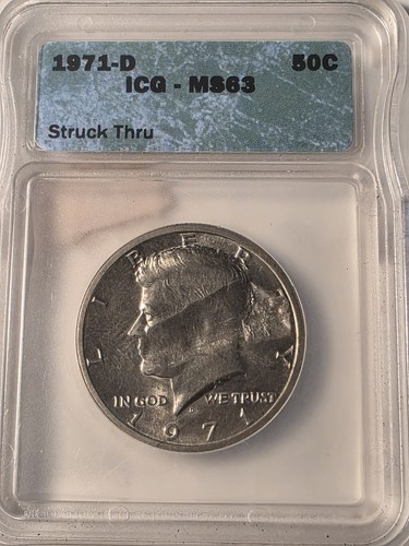 Mezzo dollaro kennedy 1971 icg - kennedy,