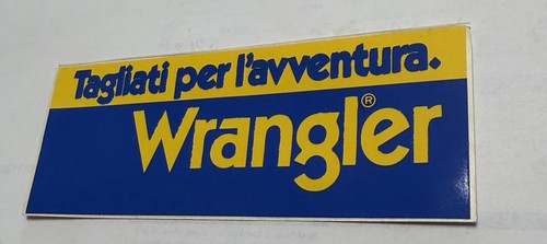 Adesivo wrangler jeans - adesivo,
