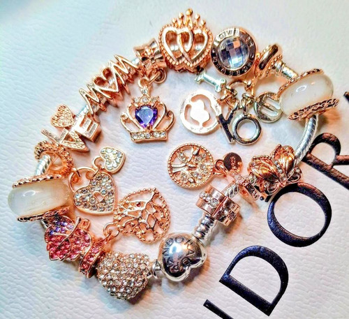 Bracciale pandora charm oro - bracciale,