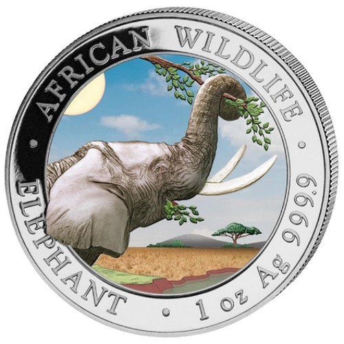 Somalia elefante colore oz - somalia, 1