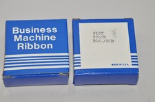 Confezione da 2 - Nastro Macchina Business Doppia Bobina #137 Nylon Nero Rosso (Nuovo Vecchio Stock)