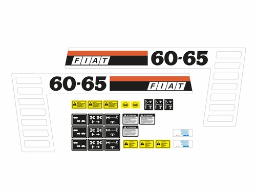 Kit adesivi trattore fiat - trattore,