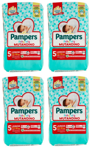 Pampers baby dry mutandino - 4x,