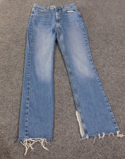 Zara Womens 4 straight blue